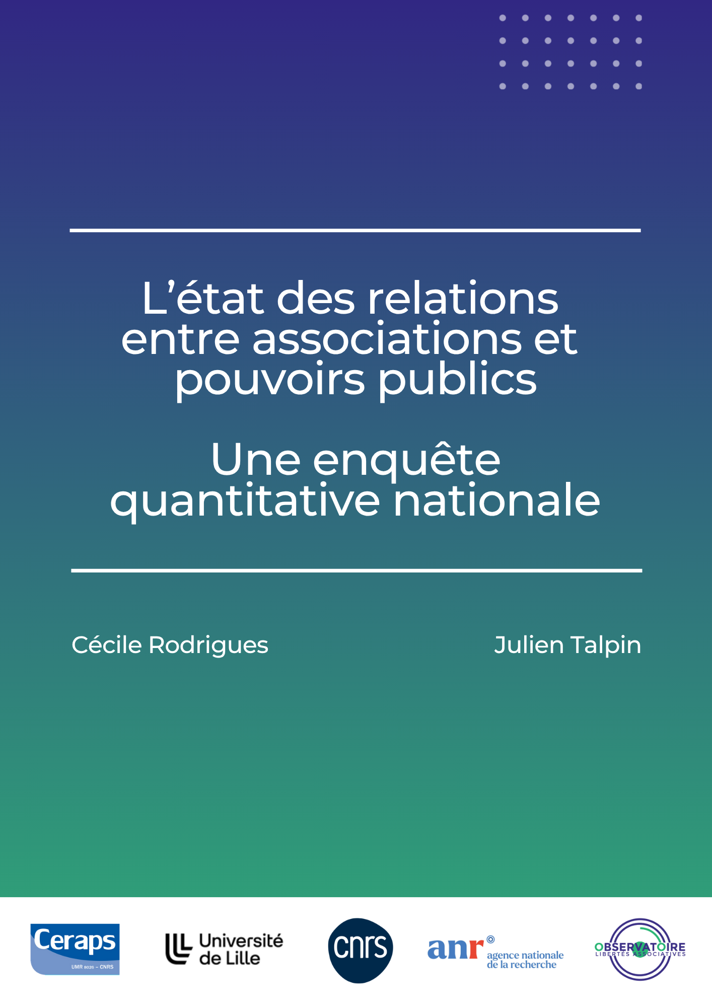 Présentation des résultats de la première enquête nationale sur les relations entre associations et pouvoirs publics