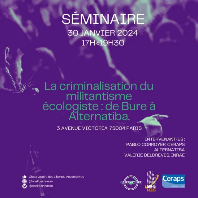 La criminalisation du militantisme écologiste : De Bure à Millevaches