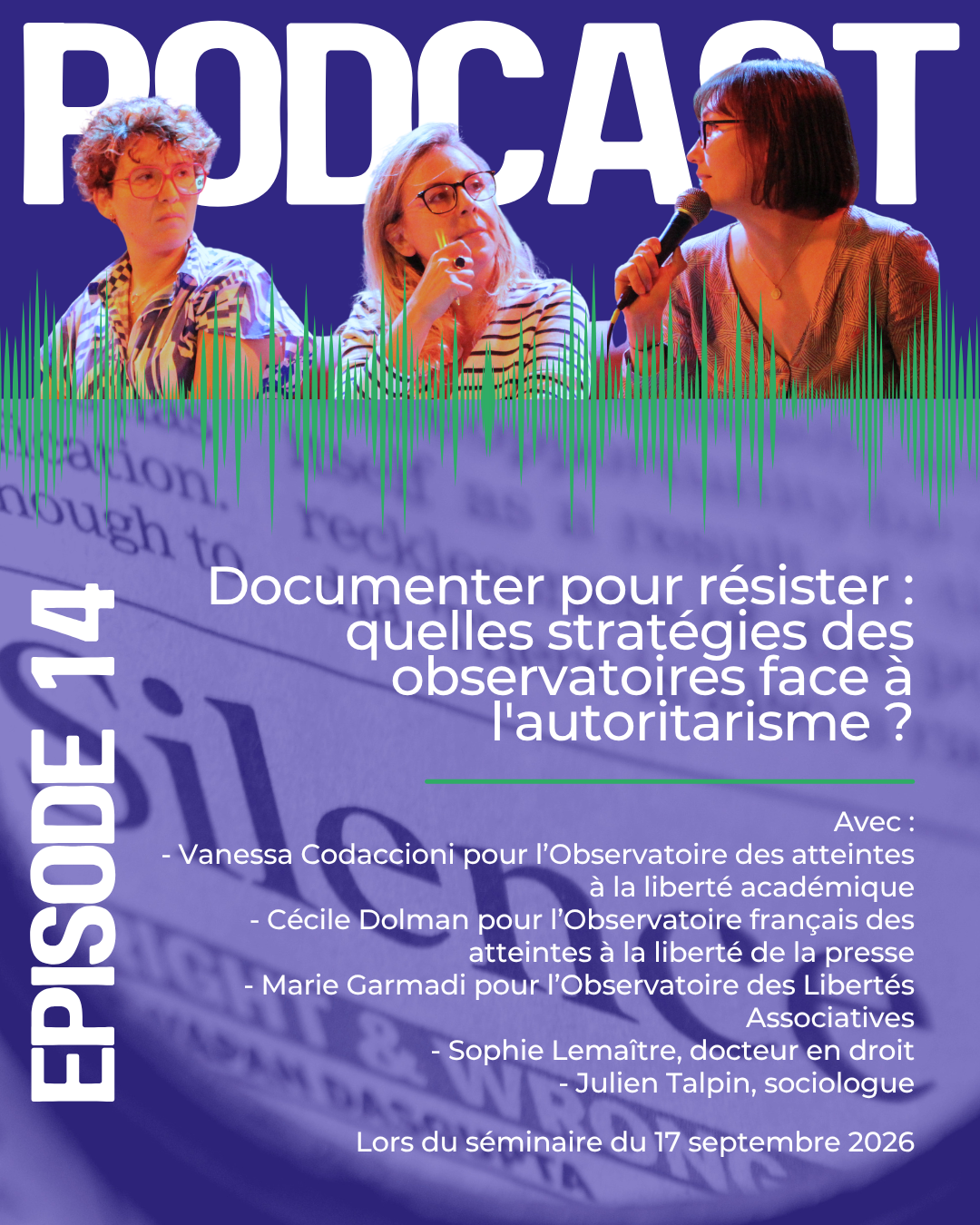 Documenter pour résister : quelles stratégies des observatoires face à l'autoritarisme ? 1 Documenter pour résister : quelles stratégies des observatoires face à l’autoritarisme ?